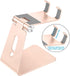 OMOTON Adjustable Cell Phone Stand, C2 Aluminum Desktop Phone Dock Holder Compatible with iPhone 15 14 13 Pro, SE, XR, 8 Plus 7 6, Samsung Galaxy,...